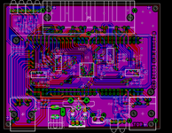 Board design of the EB675001DIP quad serial port application note project