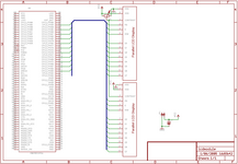 schematic for the LCD module to EB675001DIP application note