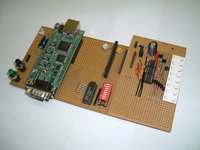 prototype of the three chanel PWM driver board for the EB675001DIP