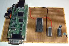 Prototype video frambuffer project on maxtrix board