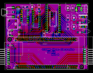 Image of the video frambuffer appnotes pcb layout