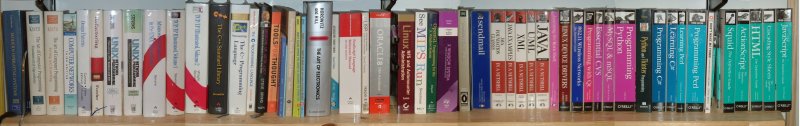 Programmers bookshelf