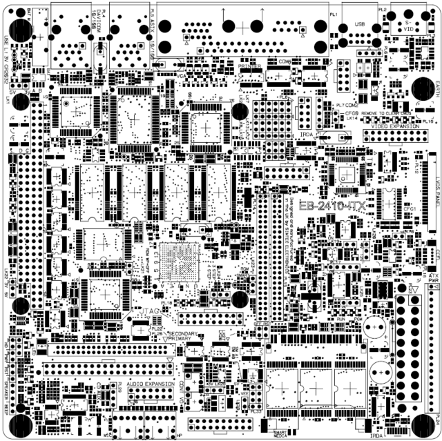 EB2410ITX top side component identification