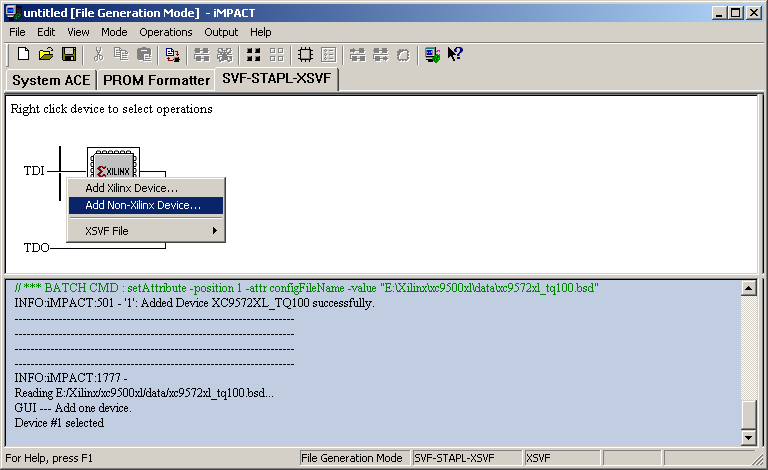 Adding ML675001 to JTAG chain