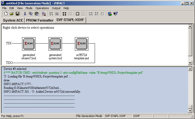 Impact showing added JEDEC design file