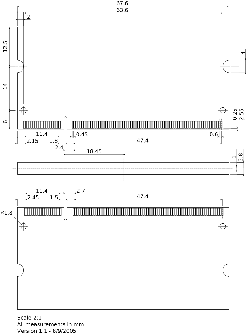 IM2440D20 Mechanical Drawing